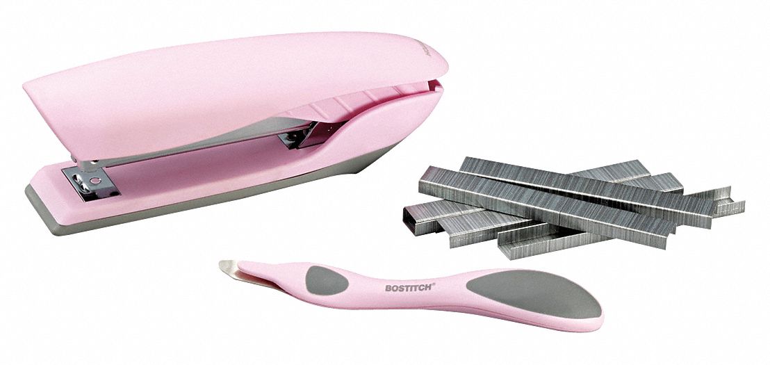 Stapler, 20 Sheet, Pink