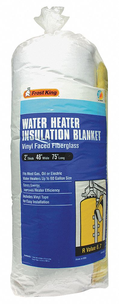 Water Htr Insulation Blanket, 25x9-3/4In