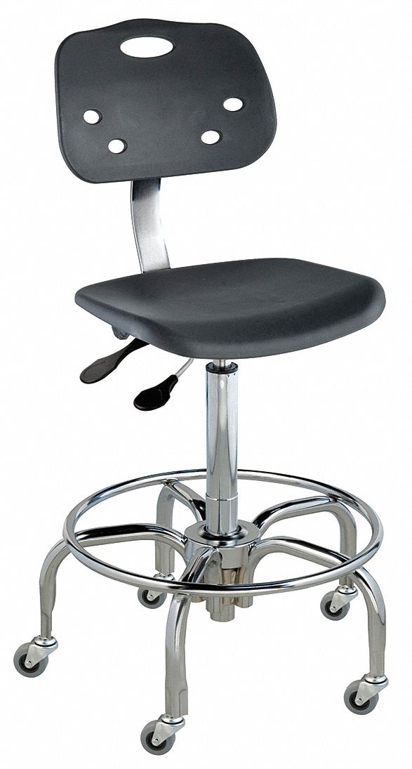 Ergo Chair, Black, Poly, Class 1000