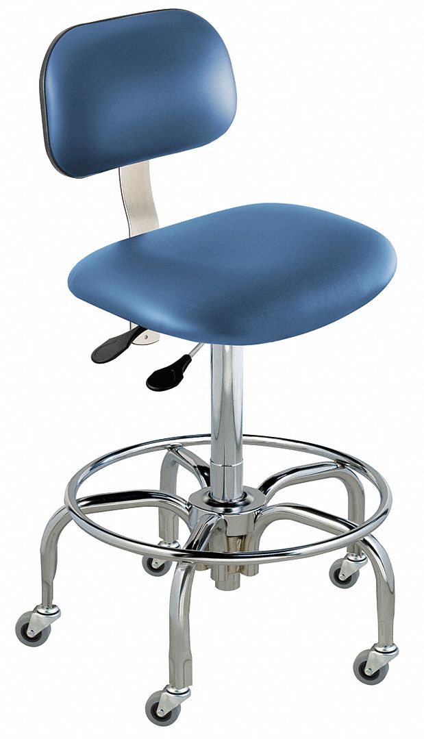 Ergo Chair, Royal, Vinyl, Class 1000
