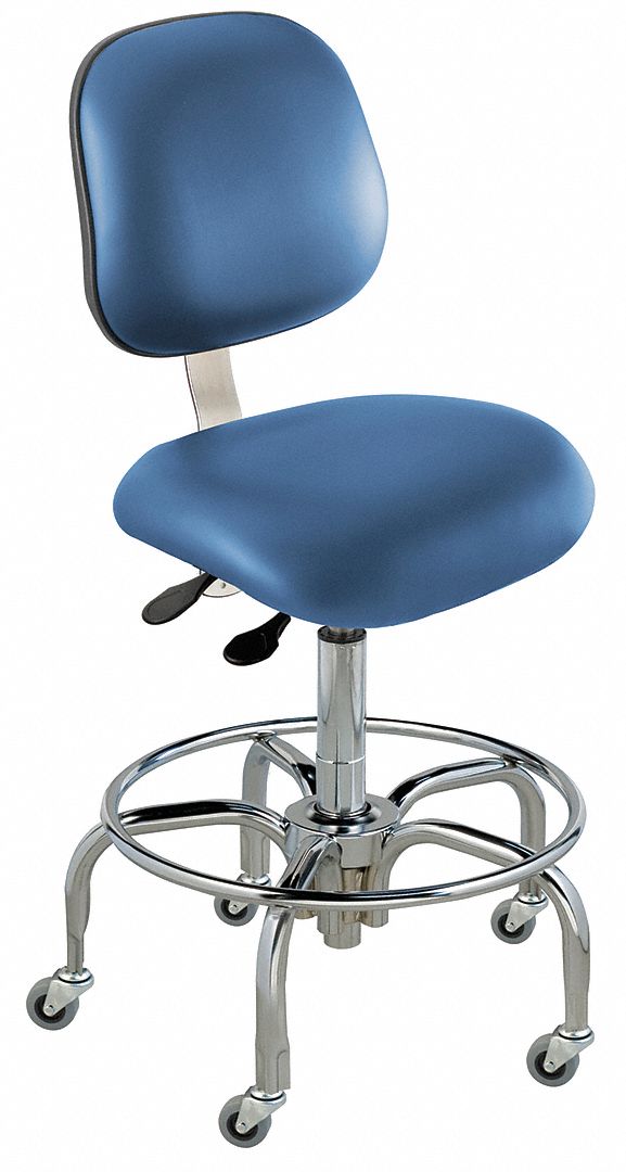 Ergo Chair, Royal, Vinyl, Class 100
