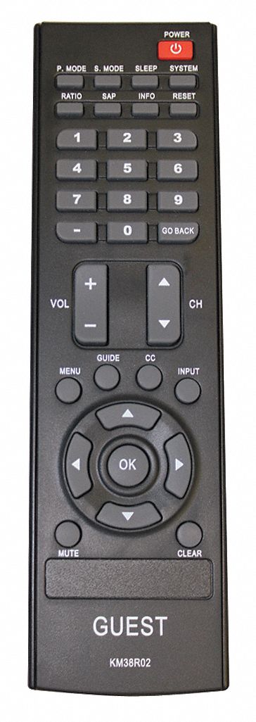 Guest remote for RCA LED series HDTV