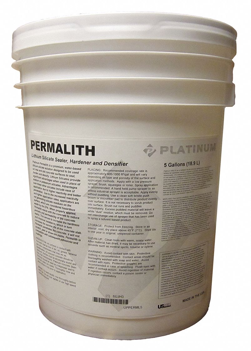 Lithium Silicate Sealer & Hardener, 5 gal