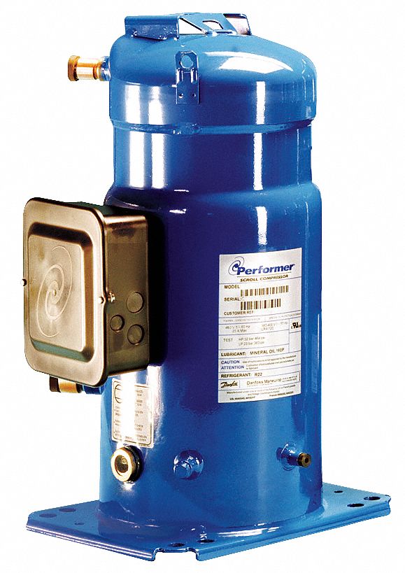 A/C Compressor, R22, 9 HP