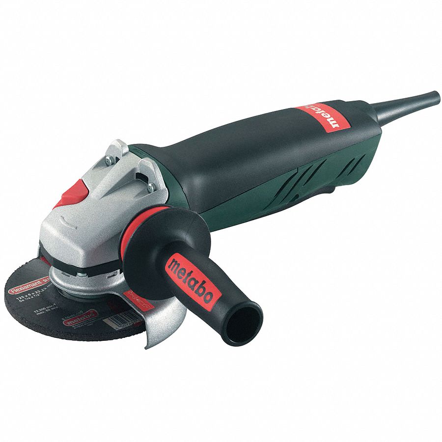 Right Angle Grinder, 12.2 A, 6 In