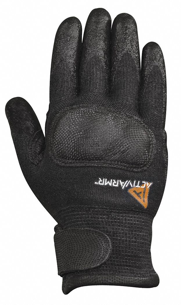 Fire Resistant Utility Gloves, Black, 9, Pr