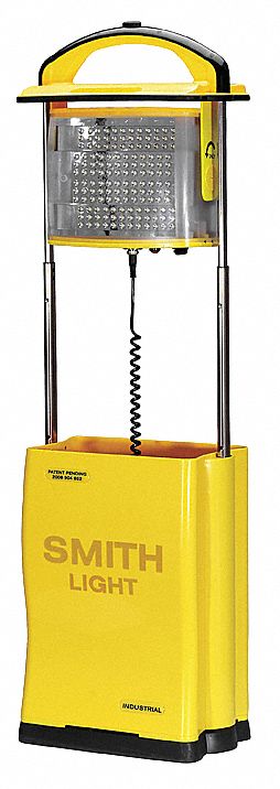 Work Light, Battery Operated, LED, 120V, Ylw