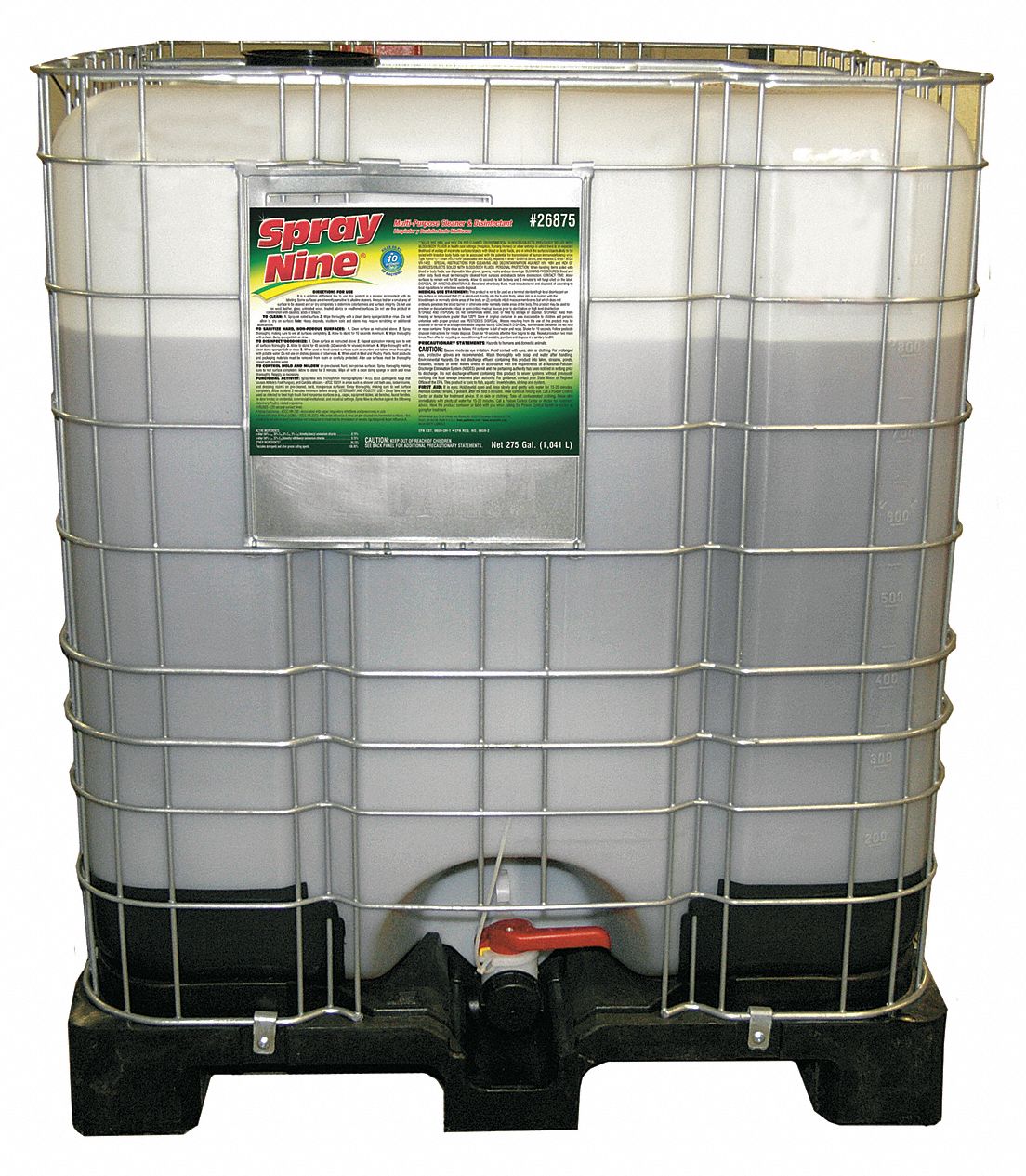 Cleaner and Disinfectant, 275 gal.