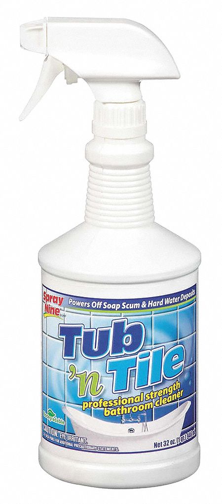 Tub and Tile Cleaner, 32 oz, PK 12