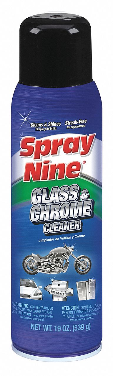 Glass and St. Steel Cleaner, 19 oz, PK 12