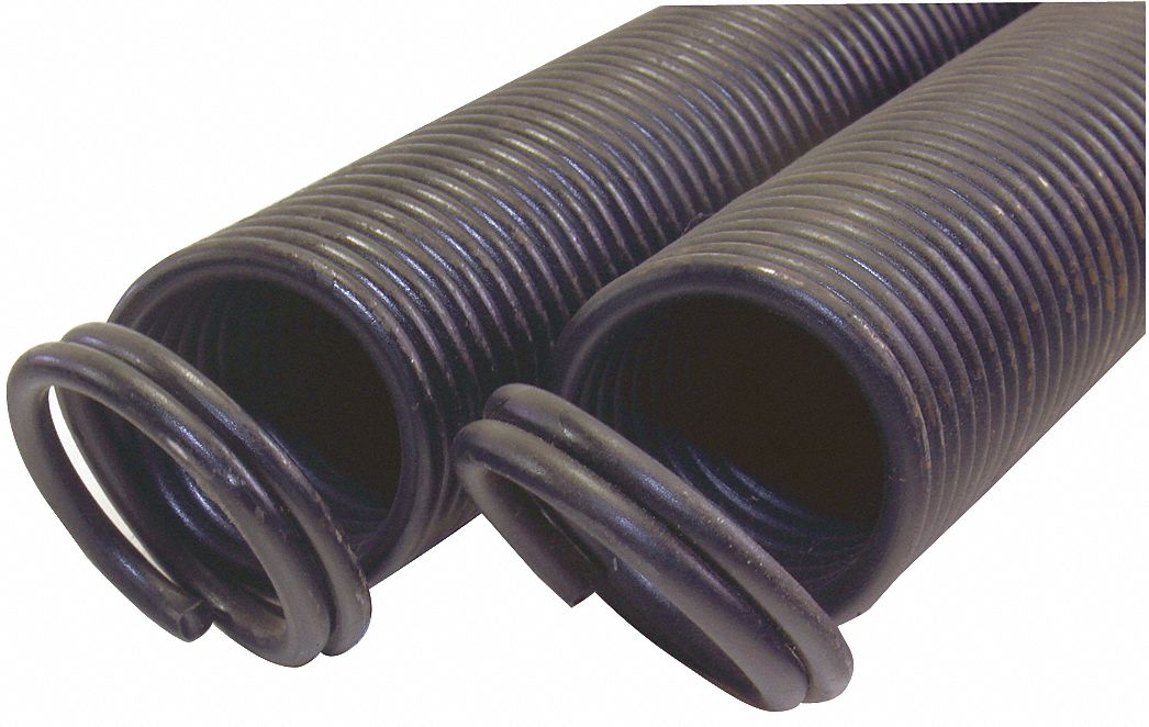 Extension Spring, 160 lb, 8 In Door, PK2