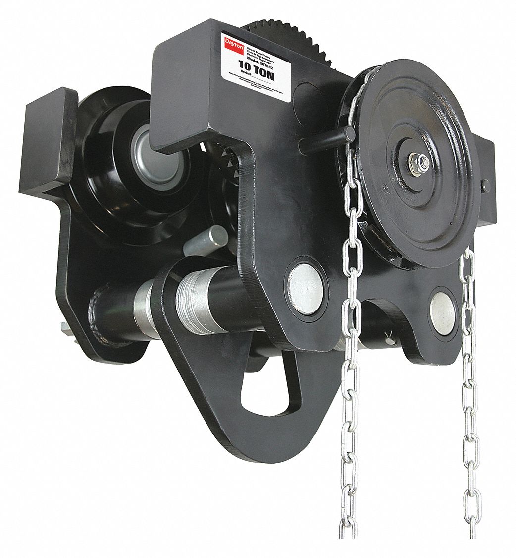 Trolley, Geared, 10 Ton