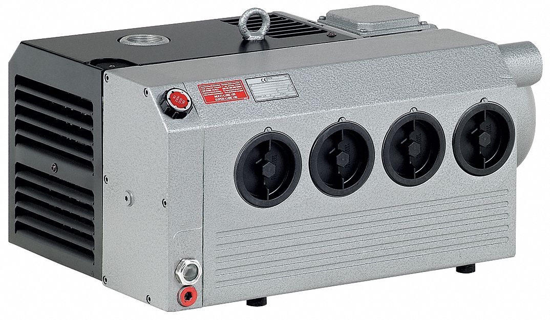 Vacuum Pump, Rotary Vane, 2 HP, 200V