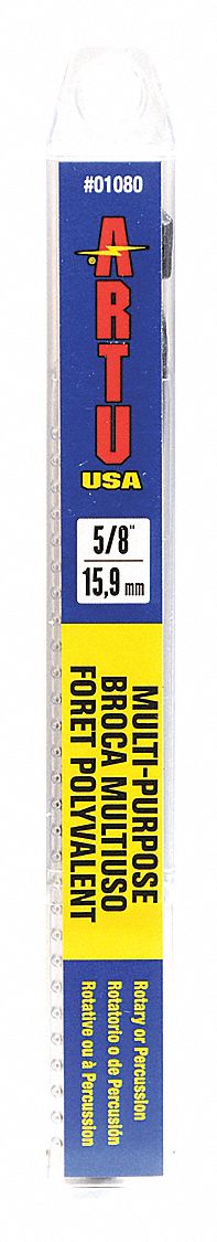 Multi Purpose Drill Bit, 5/8 x 6 In
