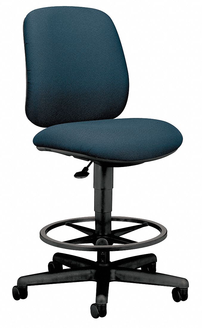 Task Chair, Blue, 22-1/2 to 32-1/2 In