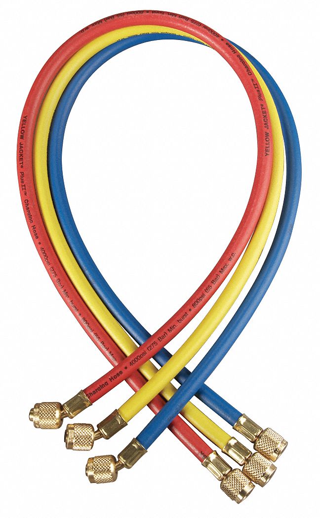 Charging Hose, 48 In, Red
