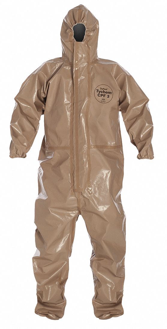 Hooded Tychem(R) CPF 3, Elastic, 3XL, PK 6
