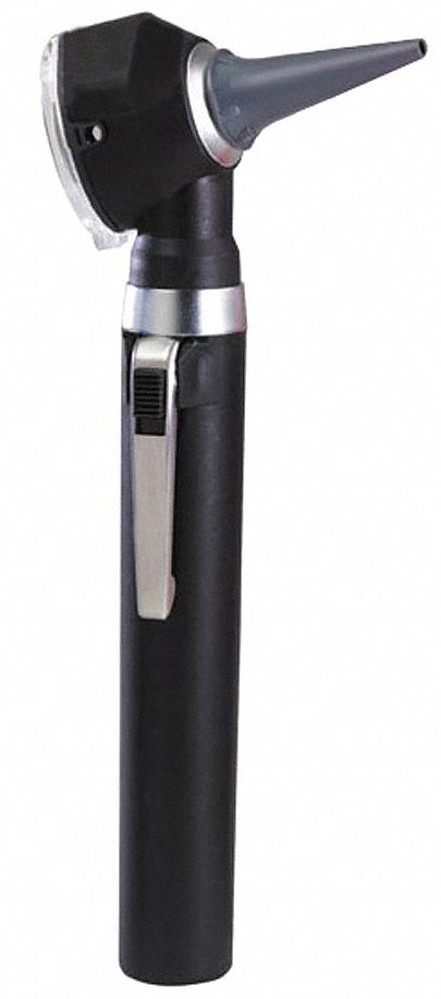 Otoscope, Fiber Optics, 2.5V, Black