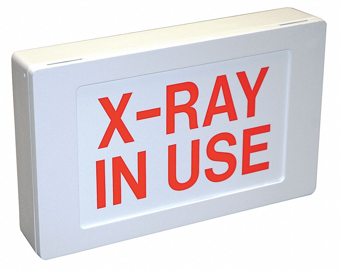 Hospital Lit Sign, Xray In Use, LED
