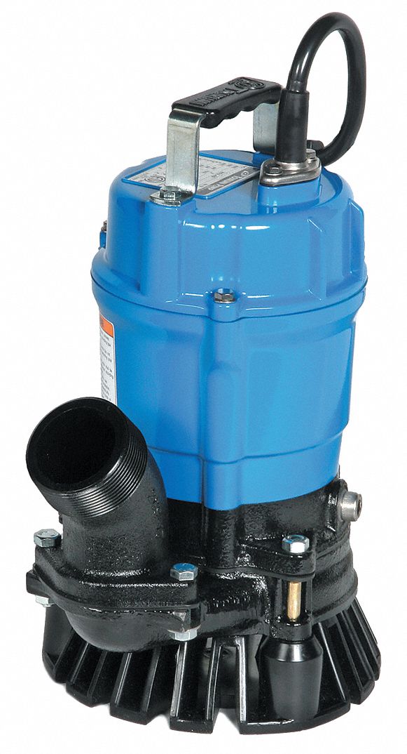 Submersible Trash Pump, 1/2 HP, 110V