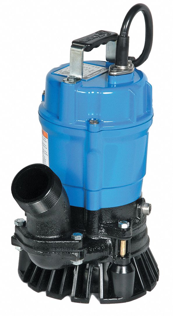 Submersible Trash Pump, 1 HP, 115V