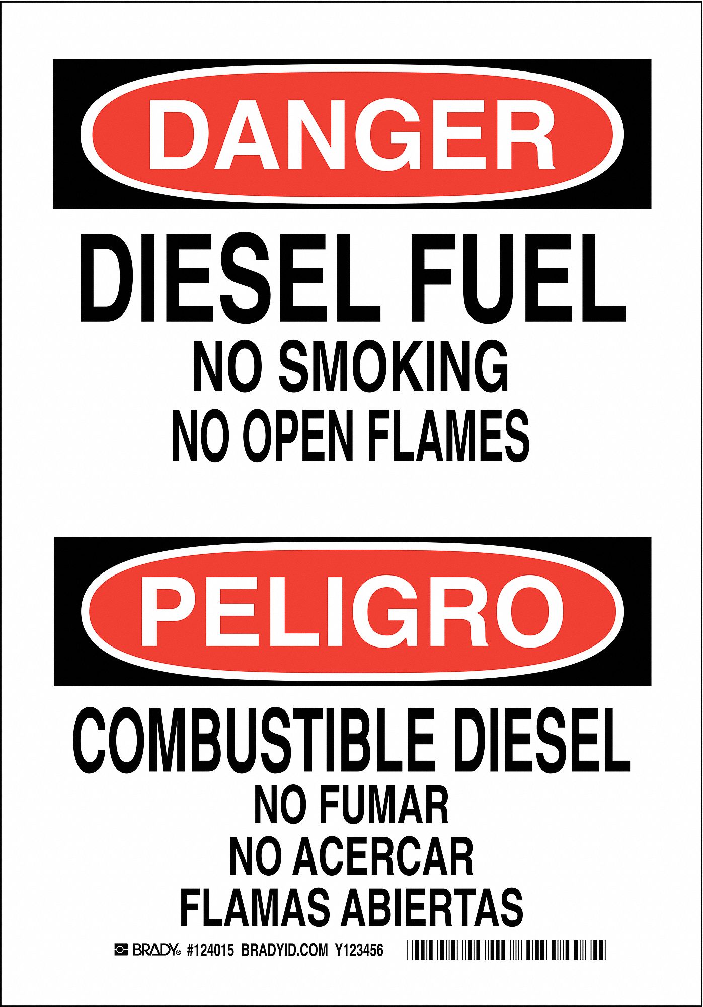 DANGER/PELIGRO SIGN 10X7