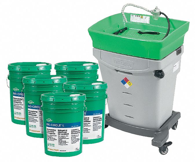 Parts Washer Kit, 24 Gal, 200 Lb.