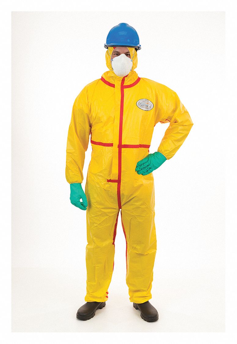 Hooded Chemsplash 1(R), Elastic, 5XL, PK 6