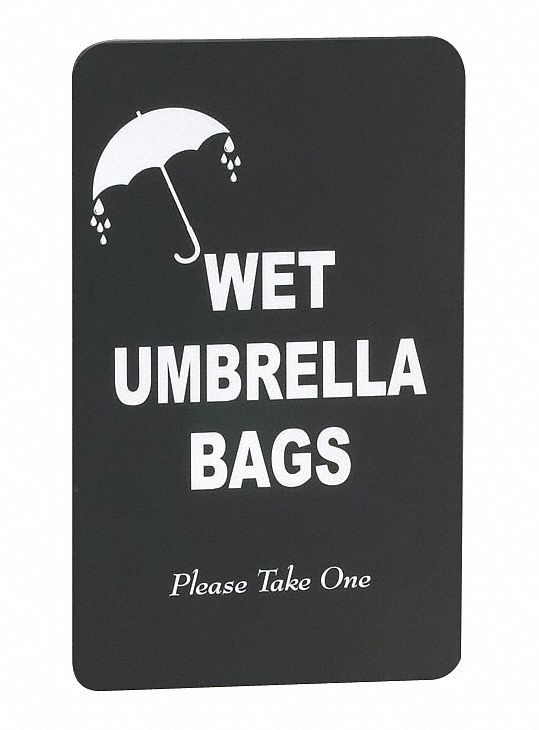 Wet Umbrella Bag Sign