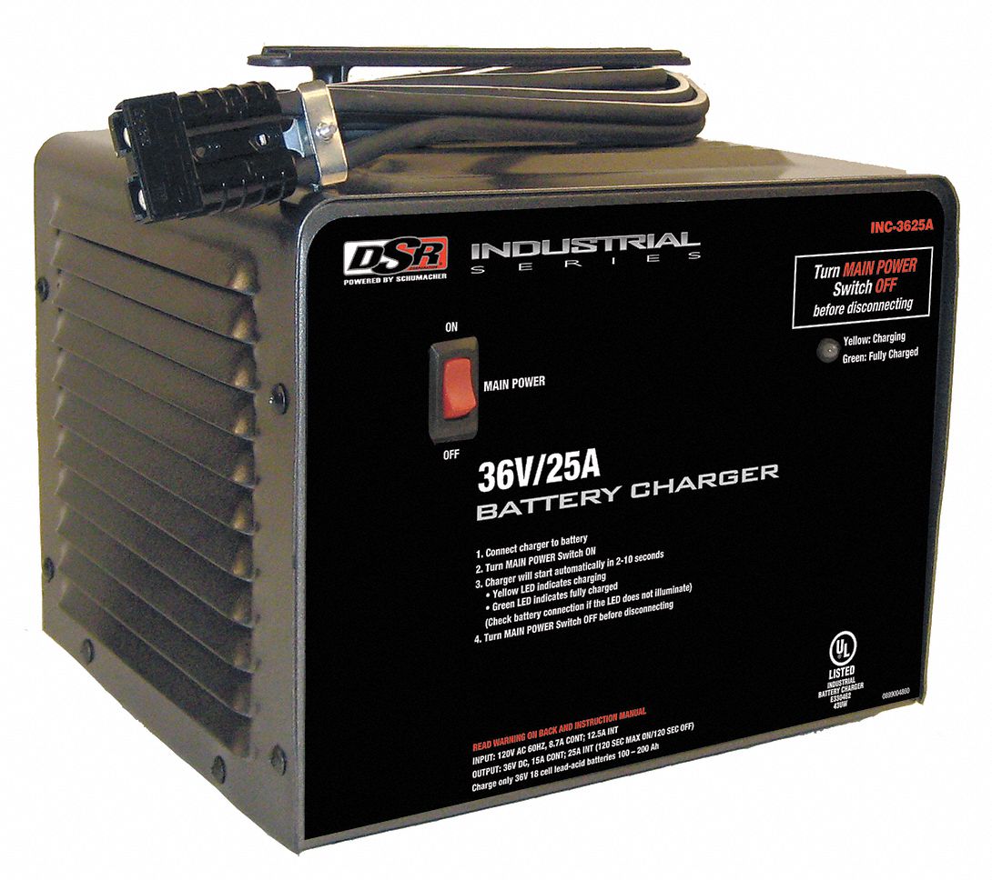 Fan Cooled Golf Cart Charger, 36 Volt