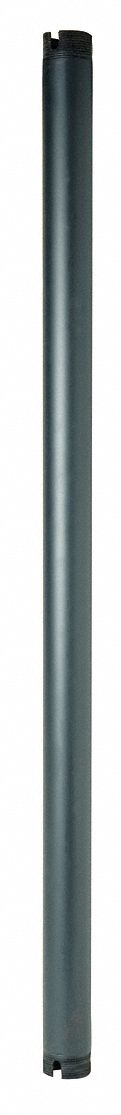 TV Ext Column, Fixed, 1200 lb, 7 ft, Blk, Stl