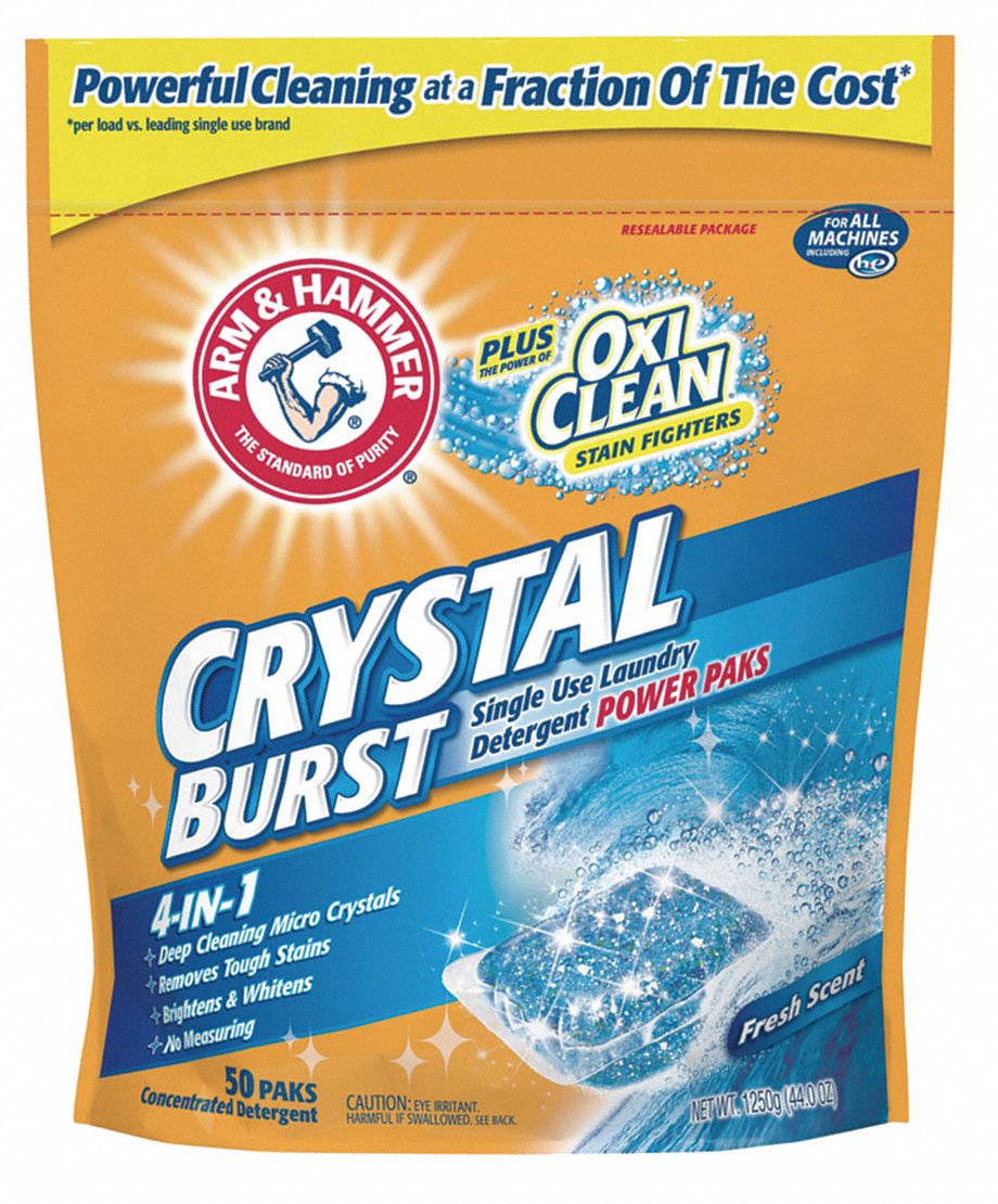 Laundry Detergent, 44 Oz., Fresh Scent, PK4