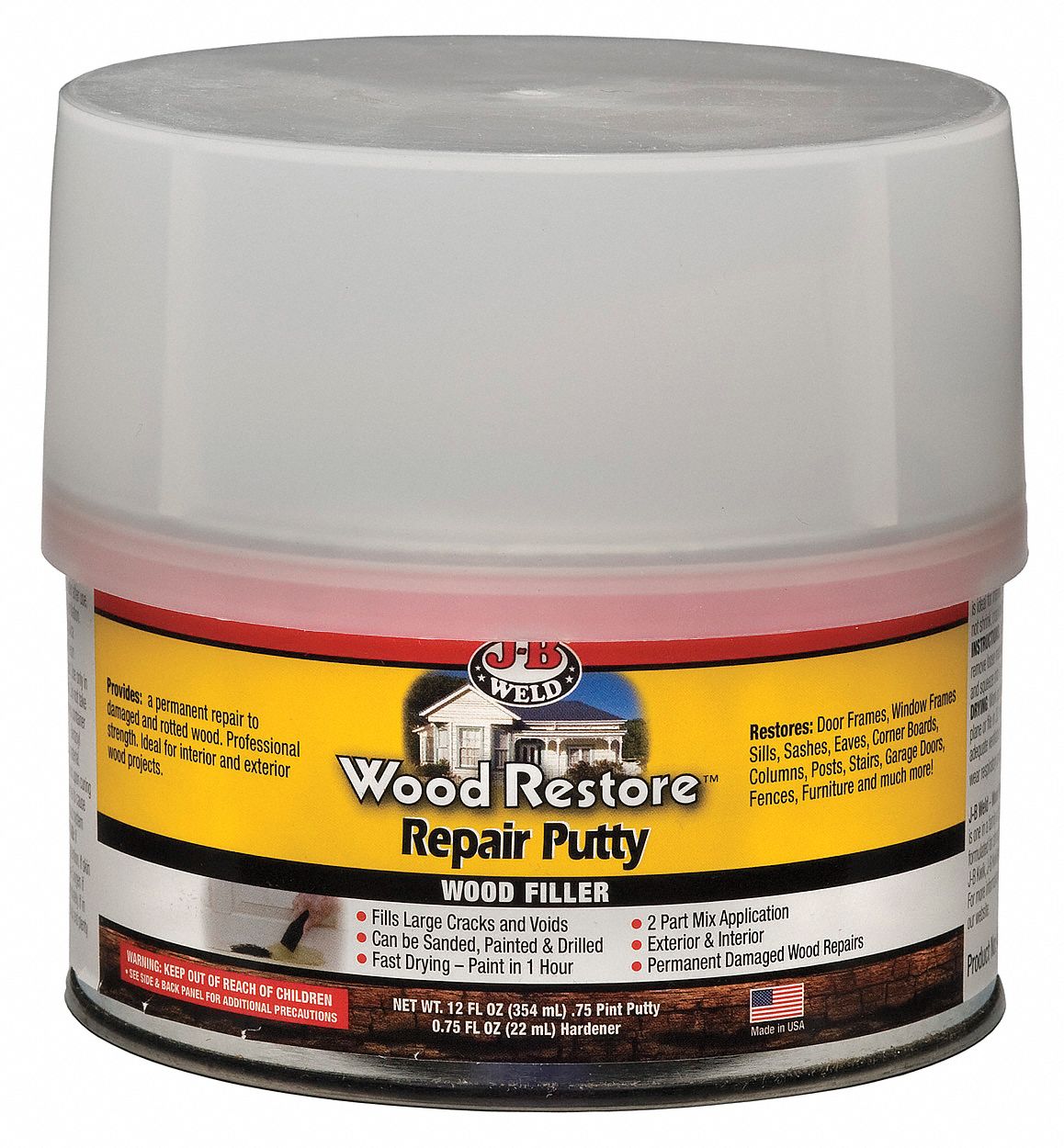 Repair Putty, Wood Restore, 12 oz., Tan