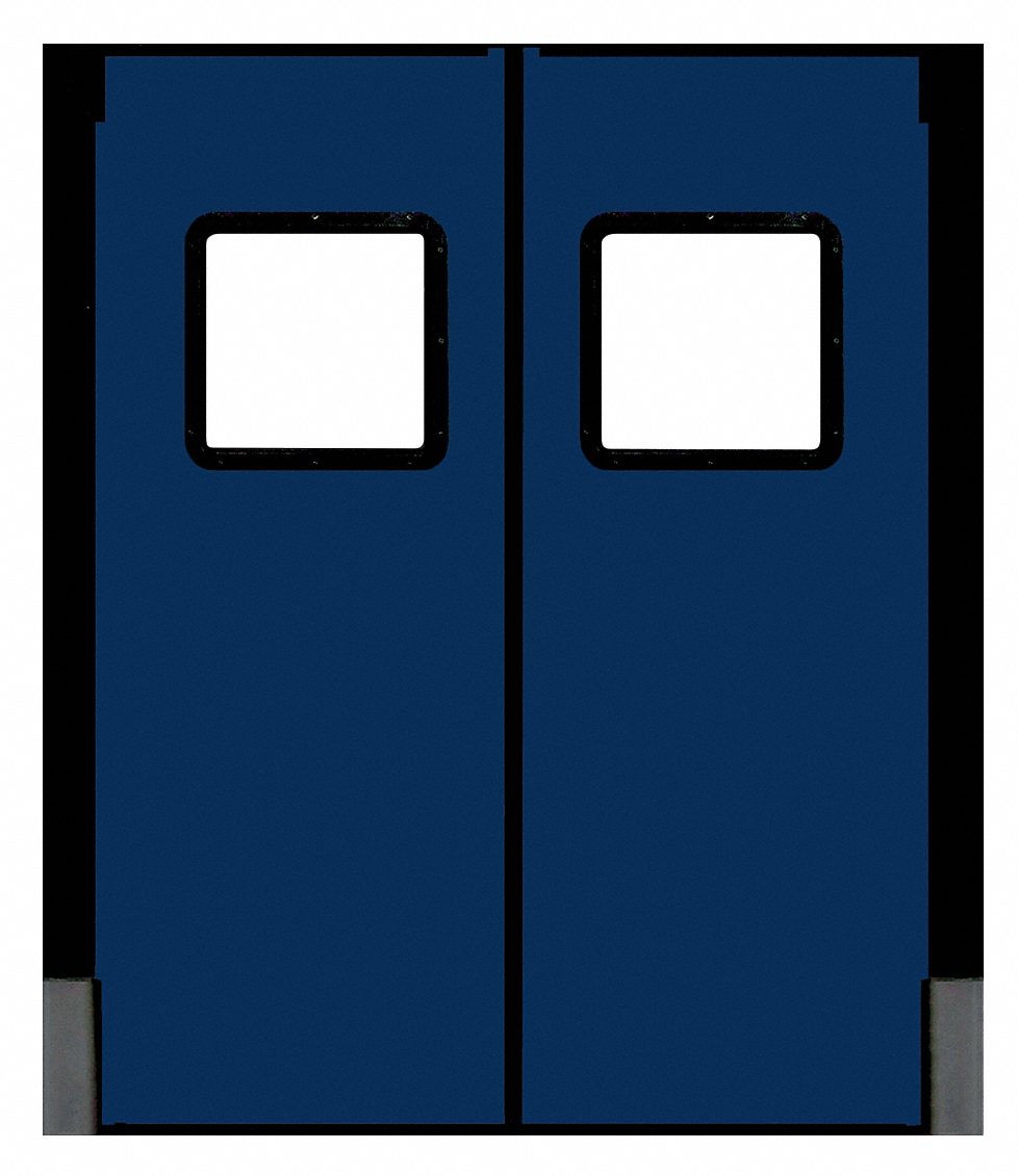 Door, Swinging, 3 ft x 7 ft, Navy