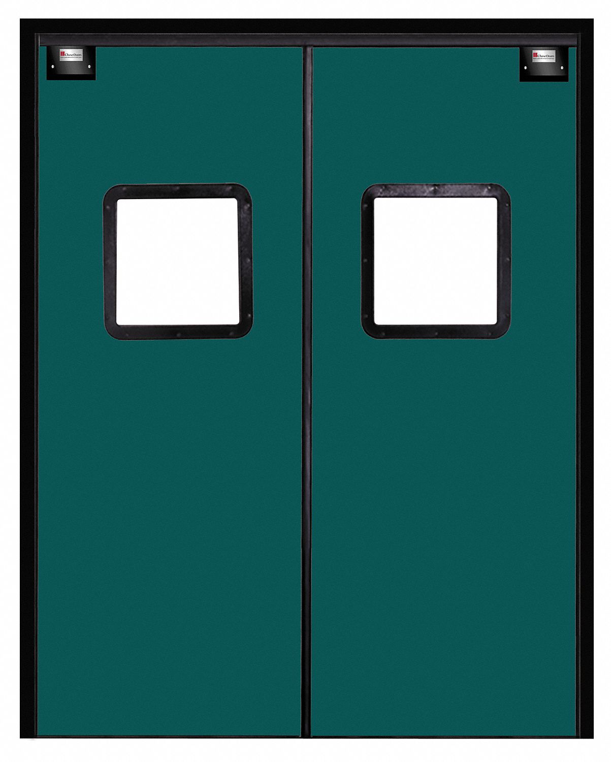 Door, Swinging, 3 ft x 8 ft, Forest Green