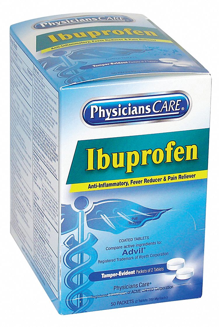 Ibuprofen, 200mg, PK 50