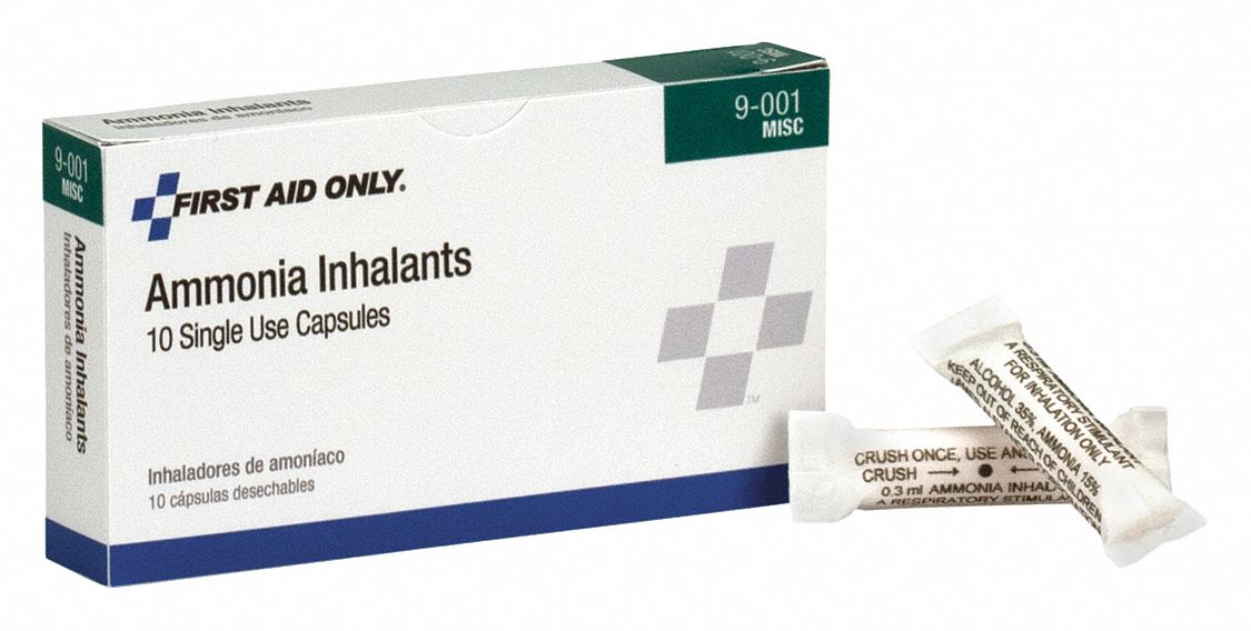 Ammonia Inhalants, Vial, PK 10