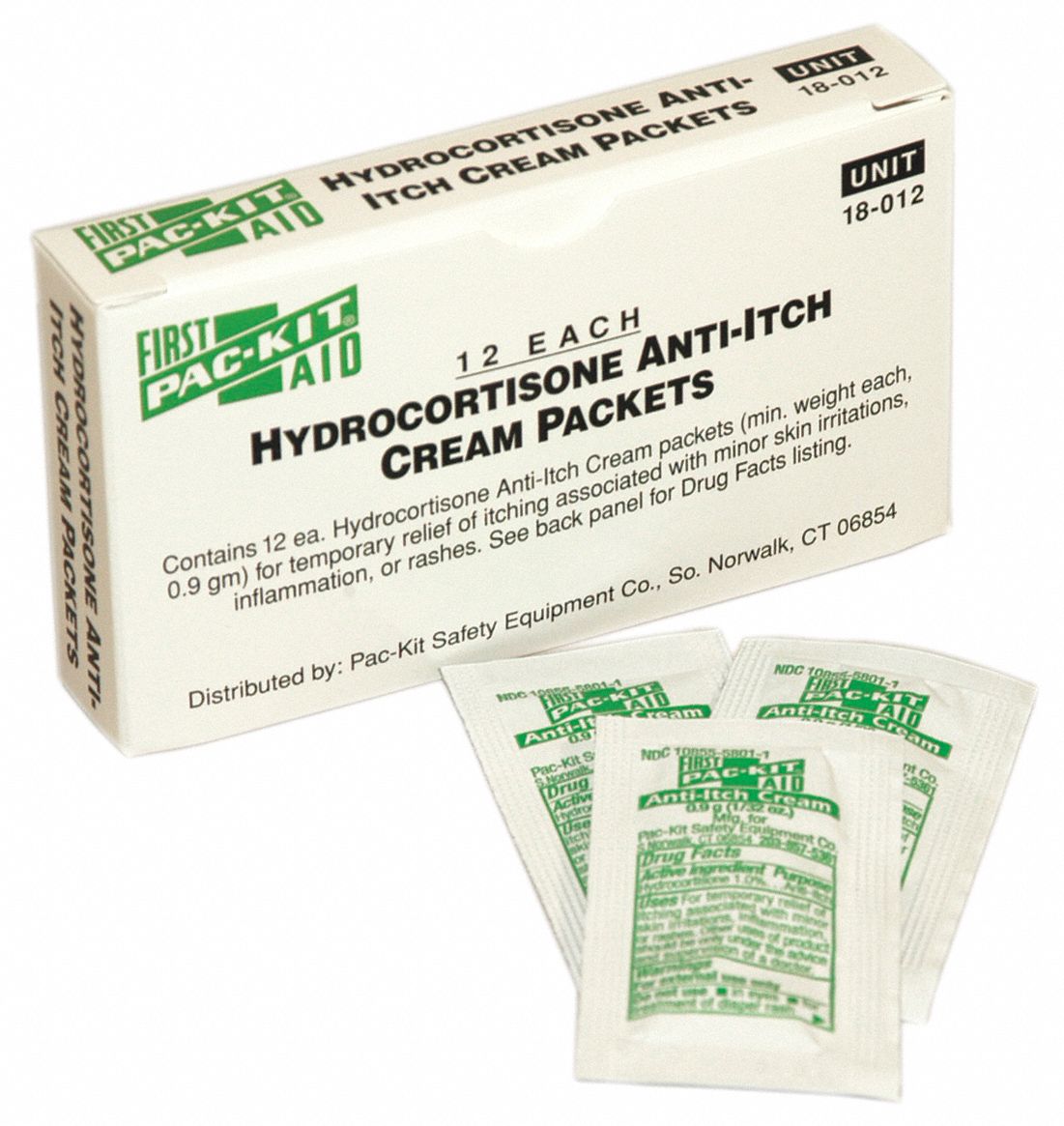 Hydrocortisone Cream, 0.9 g, PK 12