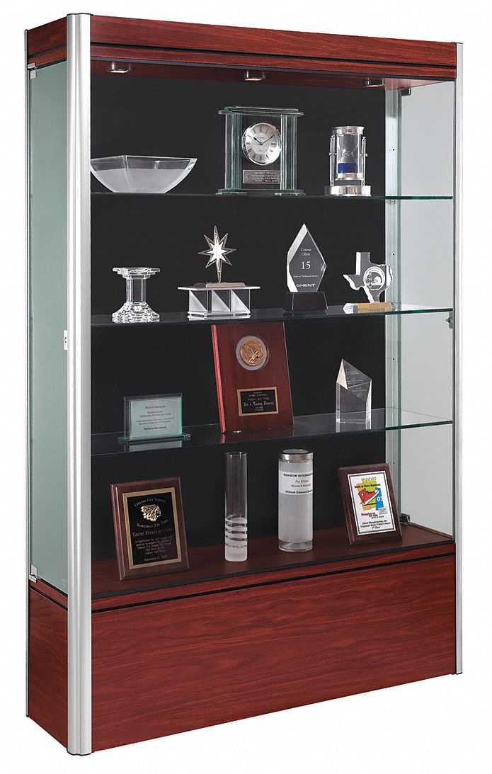 Display Case, 72x48x14, Cherry