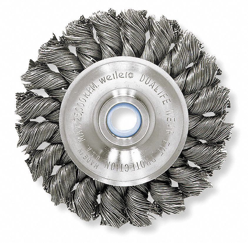 Knot Wheel Brush, 4 In