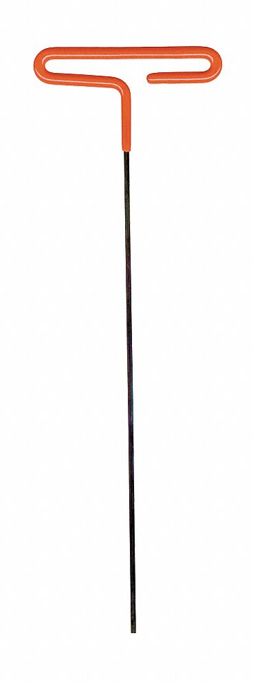 Hex Key, T, 3/16 In, 9 in. L