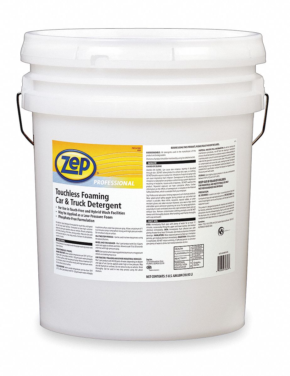Touchless Vehicle Detergent, 5 Gallon