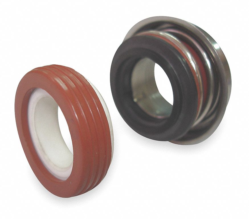 Shaft Seal, 5/8 In, Viton, Carbon, Ceramic