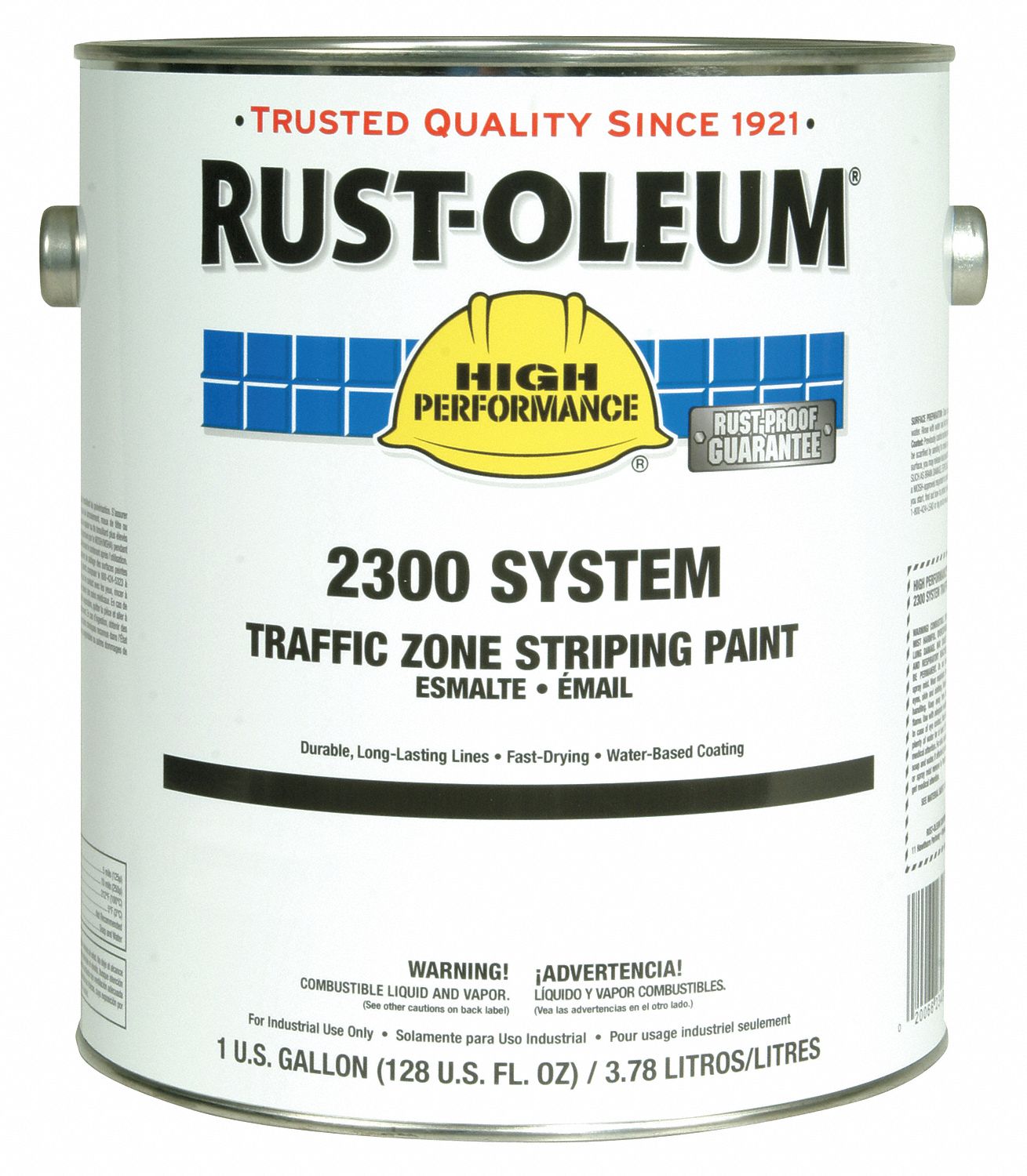 Traffic Zone Striping Paint, Red, 1 gal.