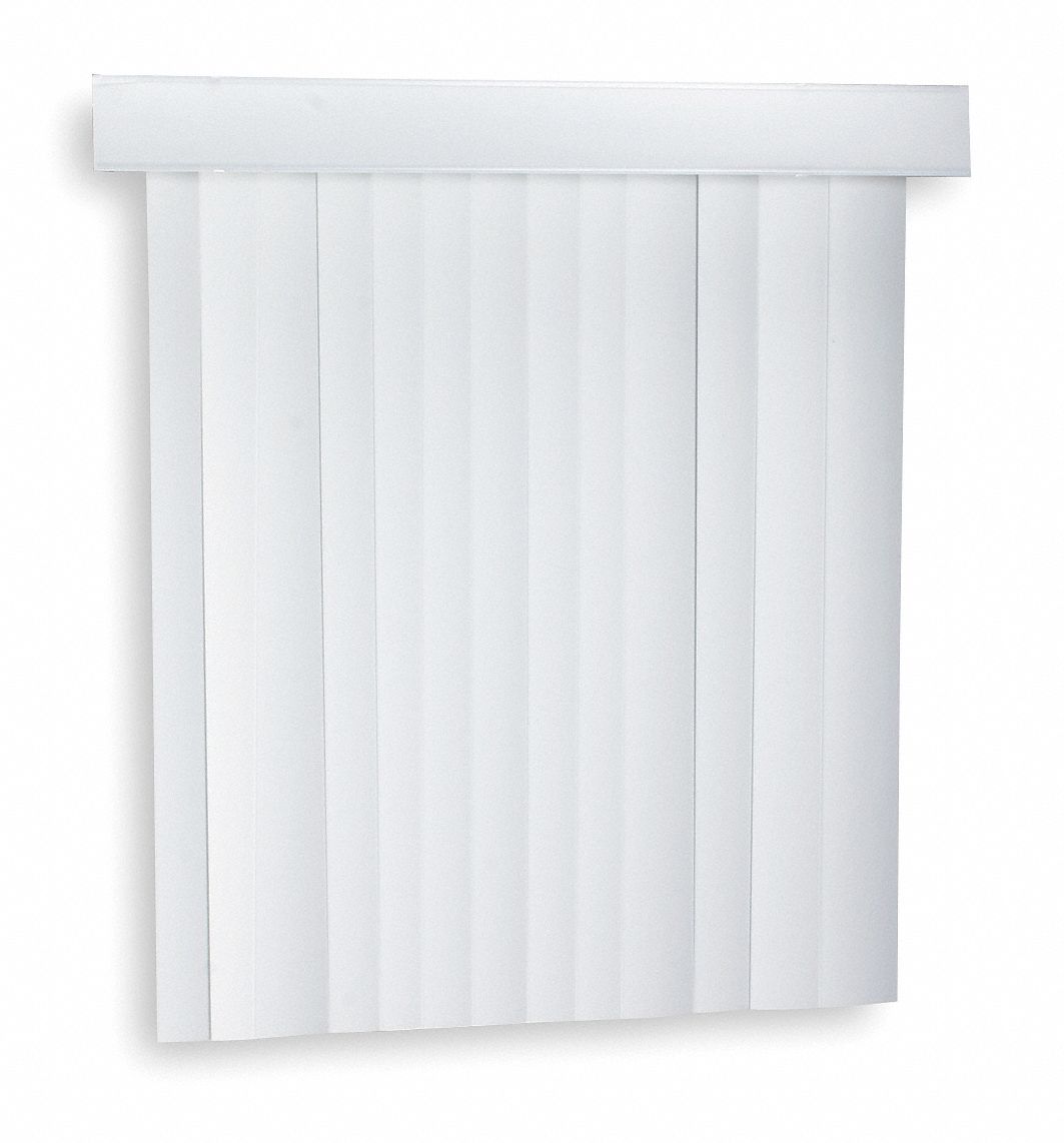 Vertical Blinds, 84 X 78 In, White