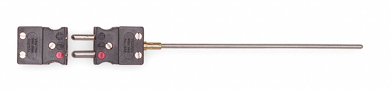 Thermocouple Probe, Type J, Length 24 In
