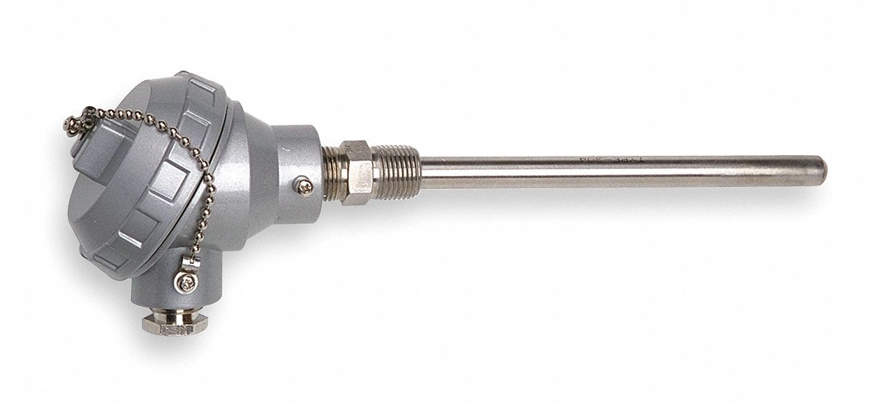 Thermocouple Probe, Type K, Length 18 In
