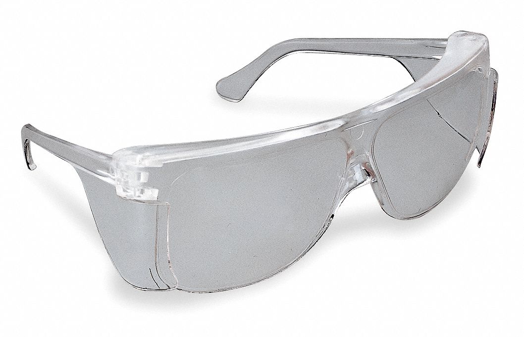 Safety Glasses, Clear, Scratch-Resistant