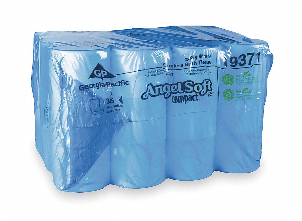 Toilet Paper, Compact, Coreless, 2Ply, PK36
