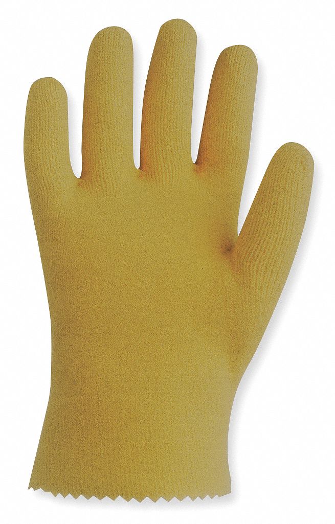 Coated Gloves, S, Yellow, PR
